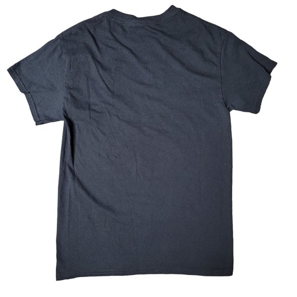 Johnny Cash the man in black mens guitar tee shirt in black small 100% cotton - Picture 3 of 4